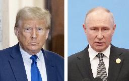 トランプ米大統領(ゲッティ=共同)、ロシアのプーチン大統領