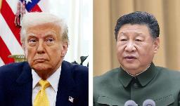 トランプ米大統領(ロイター=共同)、中国の習近平国家主席(新華社=共同)