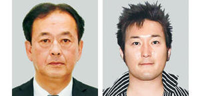 （左から届け出順）首藤剛太郎候補、高橋翔候補