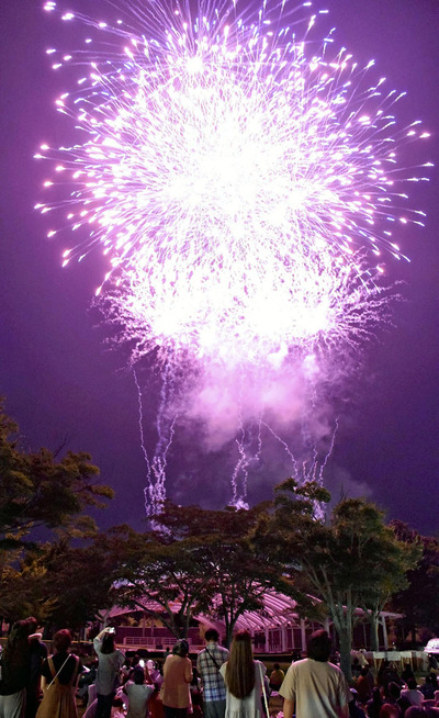 ４０００発の花火が夜空を彩ったサマーフェスティバル