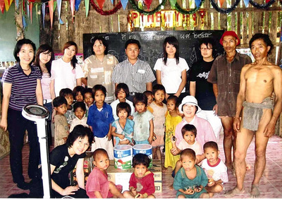 海外でも支援活動を行ってきた。必要とされることを考えて実行しなければならないと感じた