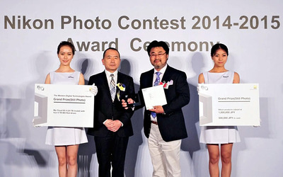 中国・上海で行われた授賞式に臨んだ私（左から３人目）。世界各国から集まった他の受賞者からも刺激を受けた