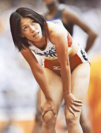 ２００８年の北京五輪女子４００メートル予選で、４着だった私。世界の壁の厚さを思い知らされた