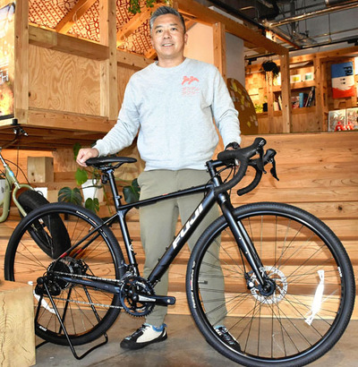 いわきが大好きになり、１９年に移り住んだ。ここを拠点に自転車に乗れる喜びを発信していきたい＝いわき市・「ノレル？」