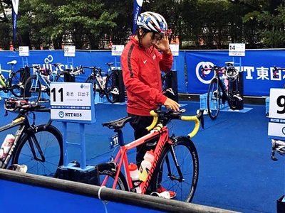 ２０１７年の日本トライアスロン選手権では１１位。日本選手権での最高順位が５位なので、結果だけ見ると喜ばしいものではなかった