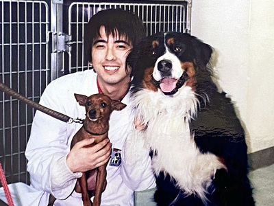 ドッグトレーナーを目指していた２１歳の頃の私