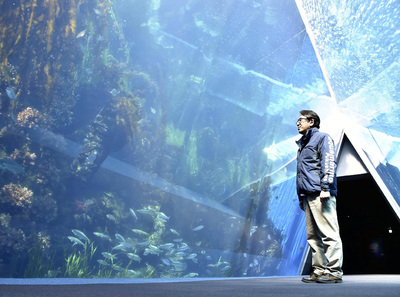 さまざまな生き物を飼育しているアクアマリンふくしま。環境水族館としての役割を果たしていきたいと思っている