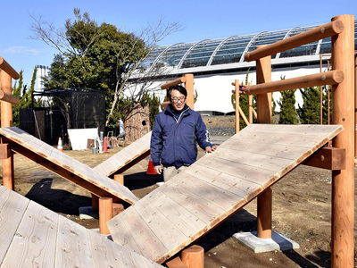 ２６日にオープンする新コーナー「えっぐの森どうぶつごっこ」。ここで体験した子どもたちが地球のことを考えられる大人になってほしいと考えている