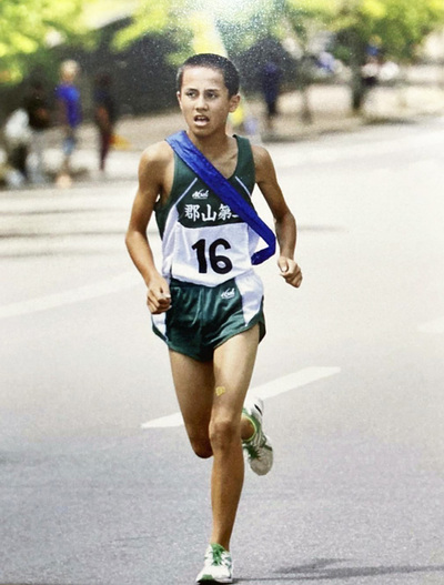 郡山市中学駅伝大会に出場する中学３年生の私。半ば強制的に特設駅伝部に入部したが、人生の転機となった