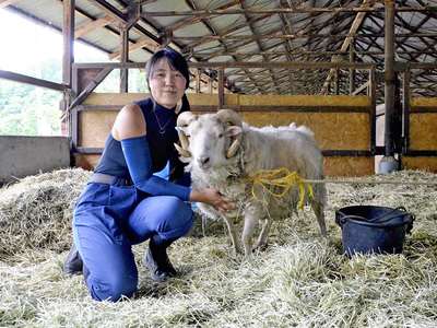 田村市都路町でヒツジを飼育している私。元々、畜産業を志していたわけではなかったが、不思議な縁があり羊飼いになった