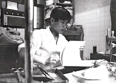 京大大学院で学んでいた頃の私。当時はひたすら研究に没頭し、将来は経営者になるという自覚はあまりなかった