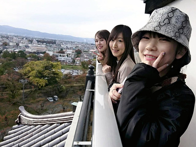 「Ｃｈｅｅｒ☆１」の仲間と私（右）。わずか１年ほどの活動期間だったが、かけがえのない仲間だ