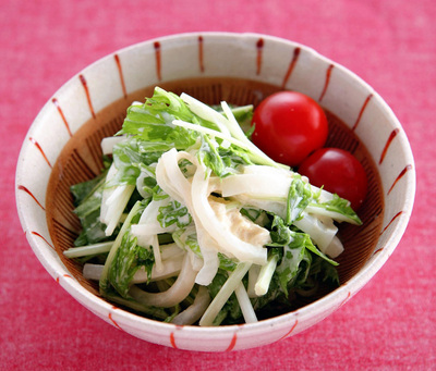 ホタテと大根のマヨサラダ