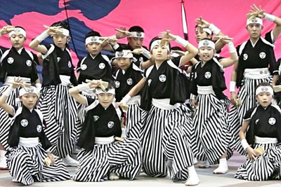 会津魂を披露する郷人の子どもたち。これからも地域の歴史文化を発信していきたい