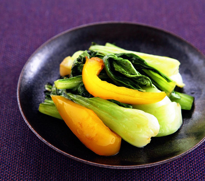 チンゲン菜のオイスター炒め