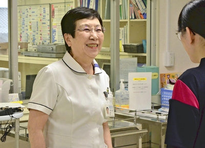 相馬中央病院で働いている私。もう少し、看護の現場に立っていたいと思っている