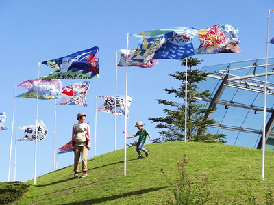 須賀川時代、アクアマリンふくしまに家族で出かけた時の一枚。福島のために何かしたいと思っていたが、当時は子どもにかかりきりで余力がなかった