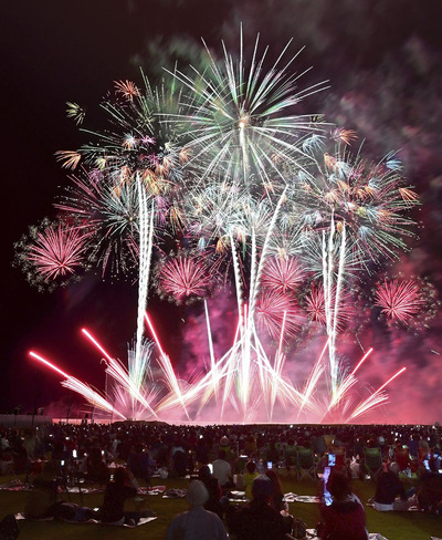 昨年９月に行われた「双葉花火」