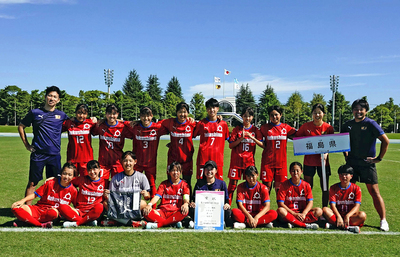 サッカー少年女子で初のベスト４進出を果たした本県チーム
