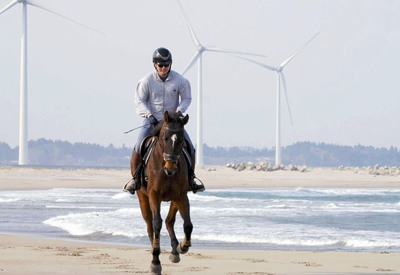 馬の文化と伝統をテーマに相双地区の魅力を伝えるＰＲ動画のワンシーン