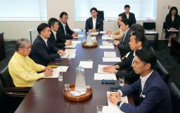 　国会で開かれた衆院安全保障委の理事懇談会＝２９日午前