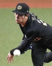 　８回１失点で５勝目を挙げたオリックス・田嶋＝京セラドーム