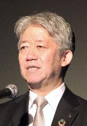 　川崎重工業の橋本康彦社長＝昨年１２月