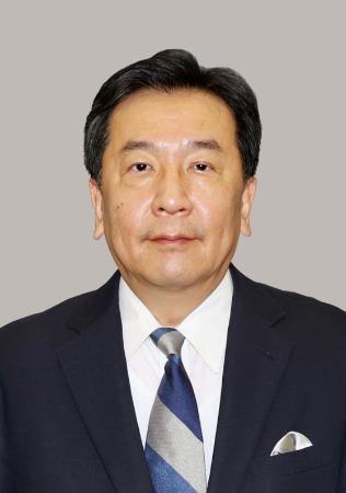 　立憲民主党の枝野幸男前代表