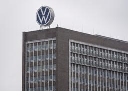 　ドイツ北部ウォルフスブルクにあるフォルクスワーゲン（ＶＷ）本社＝２０２１年１２月（ＡＰ＝共同）