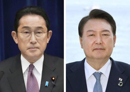 　岸田文雄首相、韓国の尹錫悦大統領