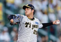 　中日戦に先発した阪神・高橋＝甲子園