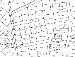 　「登記所備え付け地図」のサンプル（法務省提供）