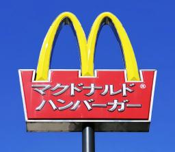 　マクドナルドの看板