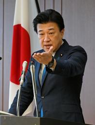 　記者会見する木原防衛相＝２４日午前、防衛省