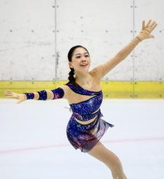 　フィギュアスケート近畿選手権の女子で優勝した吉田陽菜＝大阪府臨海ＳＣ