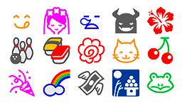 　ドコモ絵文字（ＮＴＴドコモ提供）
