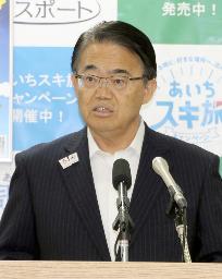 　愛知県の大村秀章知事＝昨年９月、愛知県庁