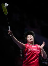 　女子シングルスで準決勝に進んだ山口茜＝６日（ゲッティ＝共同）