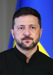 　ウクライナのゼレンスキー大統領