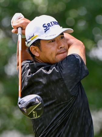 　第２ラウンド、通算２アンダーで２３位の松山英樹＝ＴＰＣリバーハイランズ（共同）