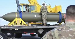 　特殊貫通弾（バンカーバスター）ＧＢＵ５７＝２０２３年５月、米ミズーリ州（米空軍提供・ＡＰ＝共同）