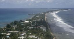 　ツバルの首都フナフティ＝２０２４年１２月（共同）