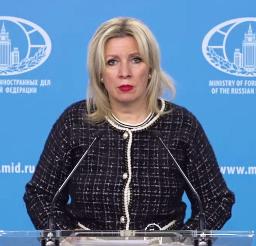　ロシア外務省のザハロワ情報局長＝１月