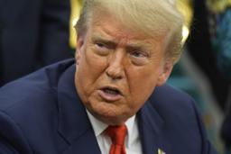 　トランプ米大統領＝６月、ワシントン（ＡＰ＝共同）