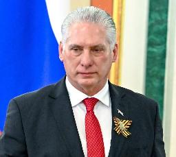 　キューバのディアスカネル大統領（タス＝共同）