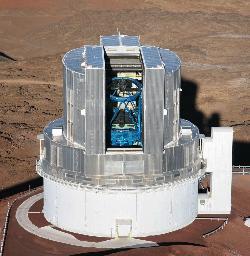 　米ハワイ島マウナケア山頂付近にある「すばる望遠鏡」（国立天文台提供）