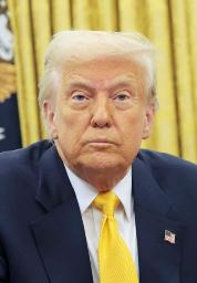 　トランプ米大統領（ゲッティ＝共同）