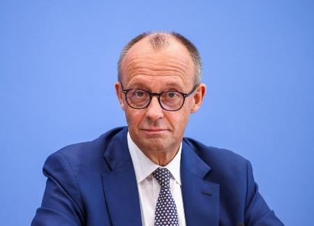 　ドイツのメルツ首相＝７月（ロイター＝共同）