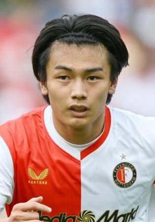 　フェイエノールトの上田綺世（ゲッティ＝共同）