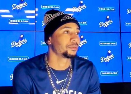 米大リーグ、ドジャースのベッツ=21日